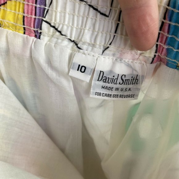 Vintage David Smith Skirt Skort (Shorts) 60s 70s Geometric Pattern Small SOLD - Picture 5 of 7